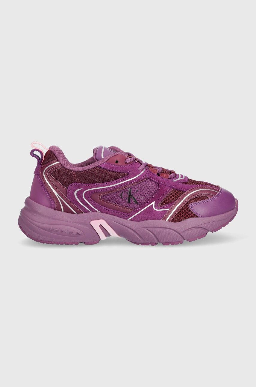 

Маратонки Calvin Klein Jeans YW0YW00891 RETRO TENNIS SU-MESH W в лилаво, Виолетов