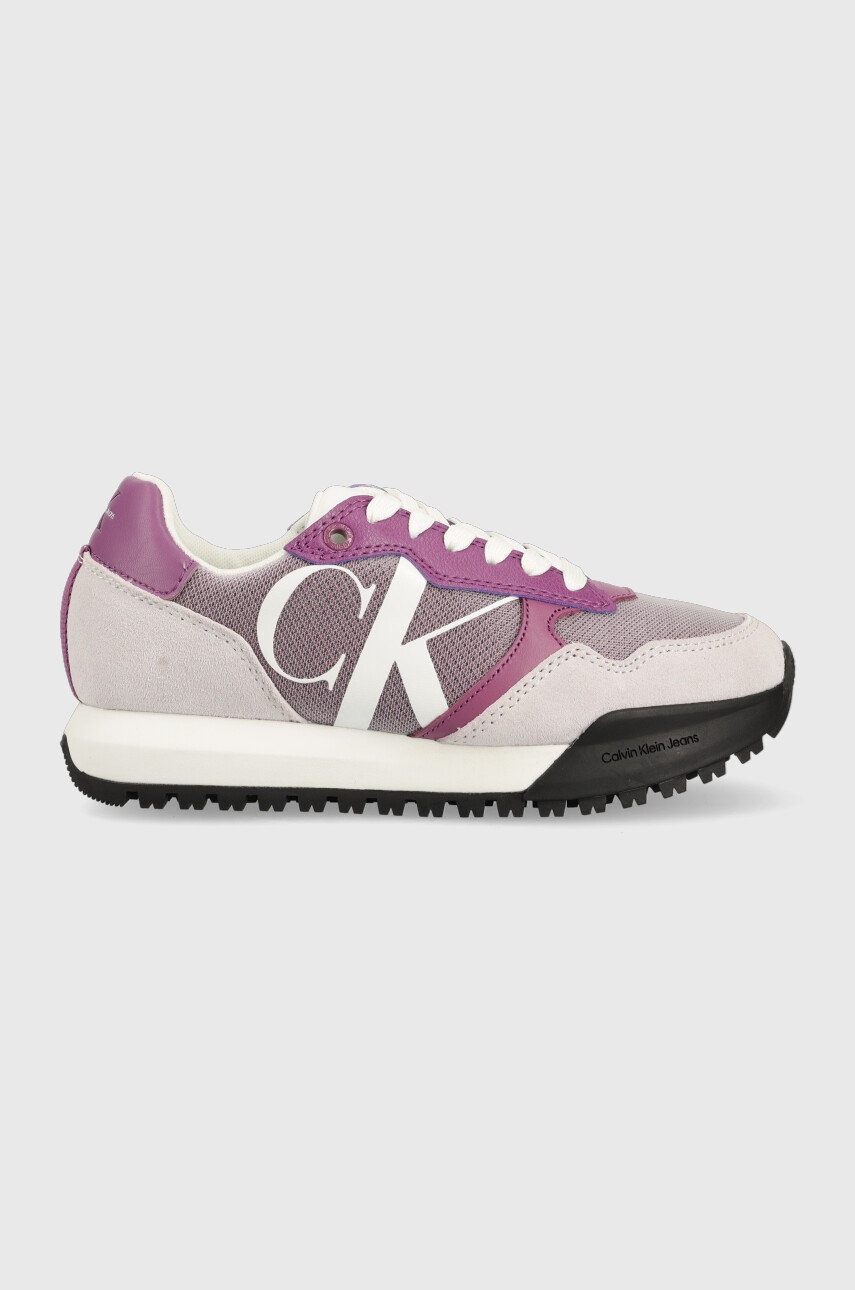 

Маратонки Calvin Klein Jeans YW0YW00884 TOOTHY RUNNER BOLD MONO W в лилаво, Виолетов