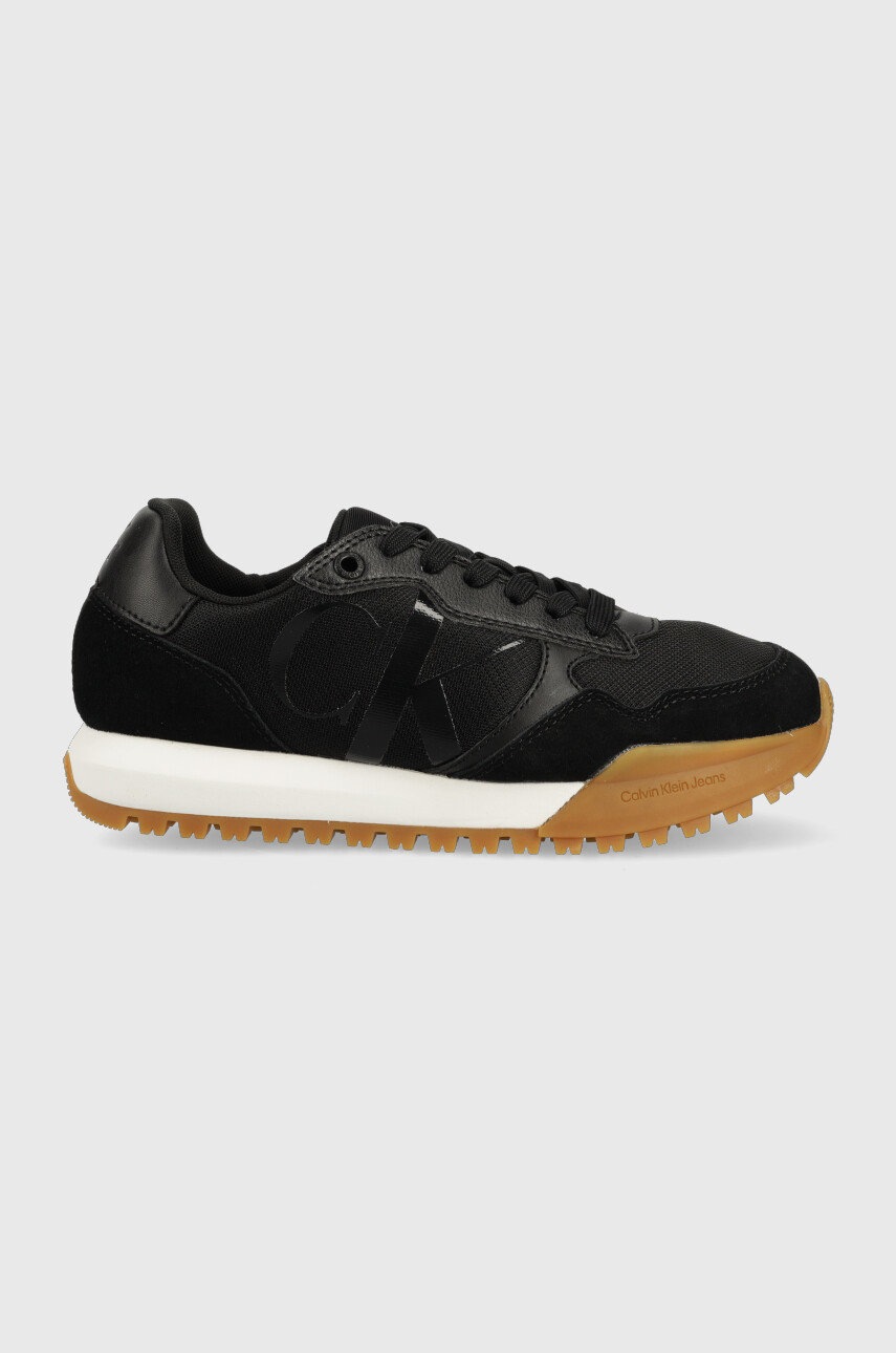 

Маратонки Calvin Klein Jeans YW0YW00884 TOOTHY RUNNER BOLD MONO W в черно, Черен