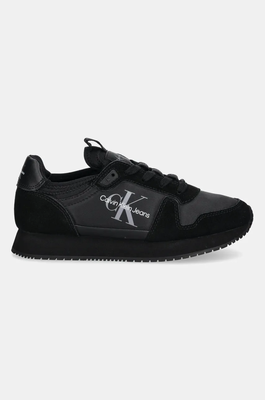 Кроссовки Calvin Klein Jeans YW0YW00840 RUNNER SOCK LACEUP NY-LTH W цвет серый YW0YW00840 Кроссовки Calvin Klein Jeans YW0YW00840 RUNNER SOCK LACEUP NY-LTH W цвет серый YW0YW00840