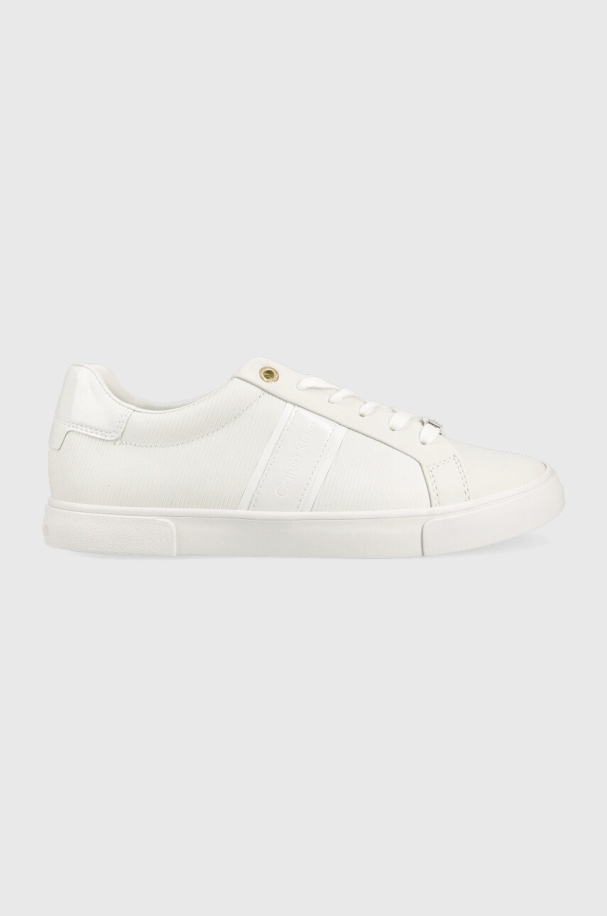

Маратонки Calvin Klein LOW PROFILE VULC LACE UP в бяло, Бял