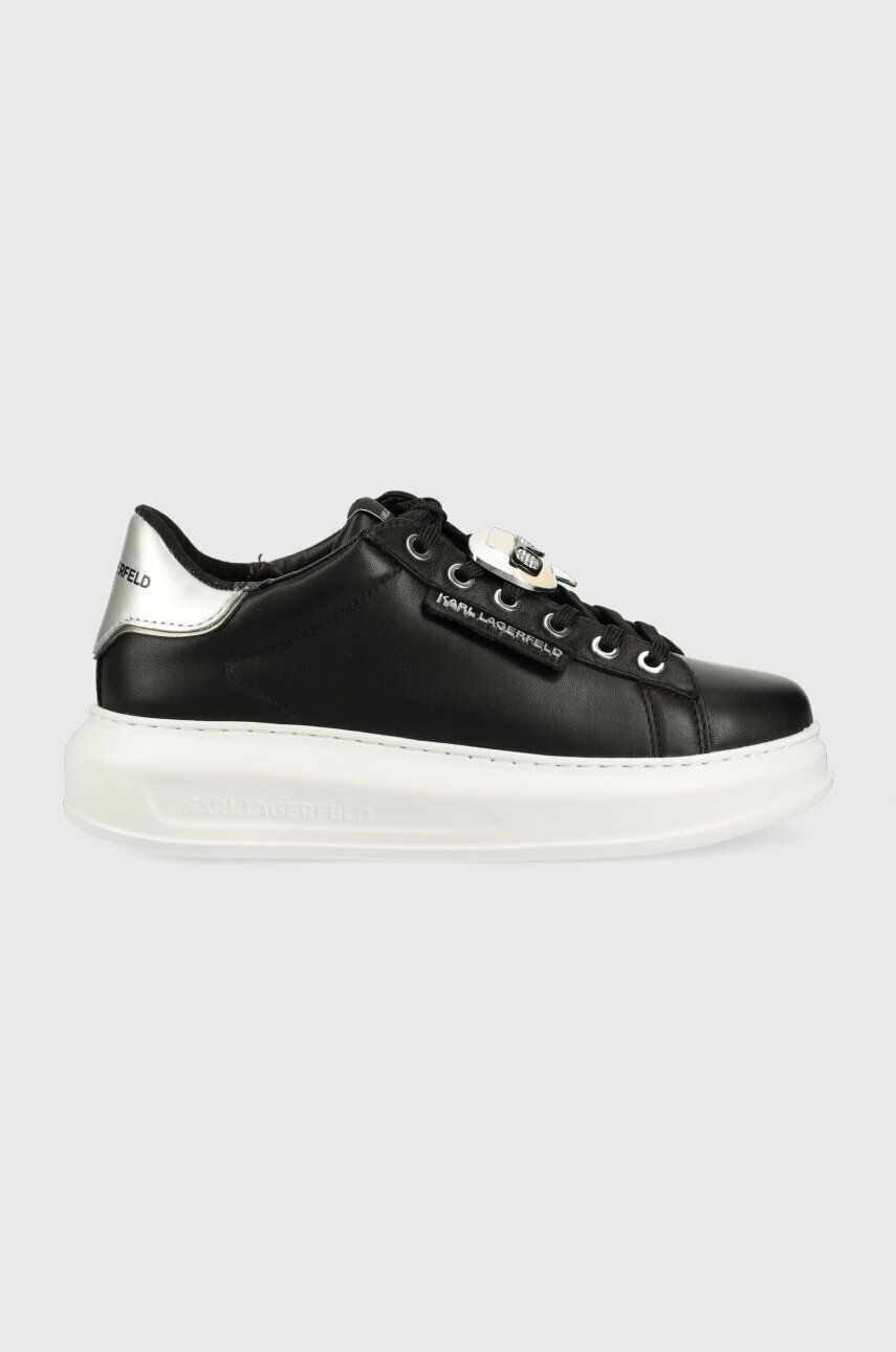Karl Lagerfeld sneakers din piele KL62576K KAPRI culoarea negru Pret Mic answear.ro imagine noua gjx.ro