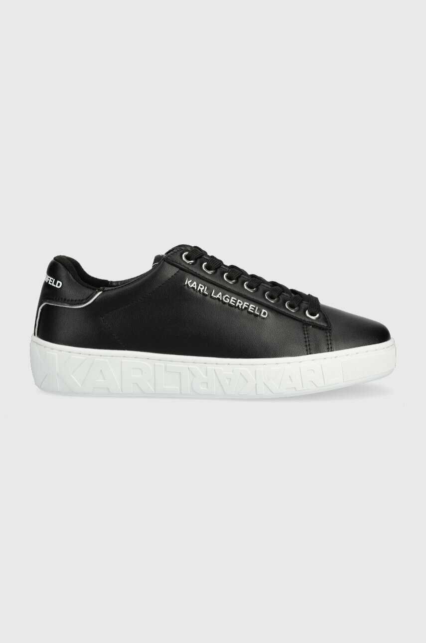 Karl Lagerfeld Sneakers Din Piele Kupsole Iii Kc Culoarea Negru Kl61018a