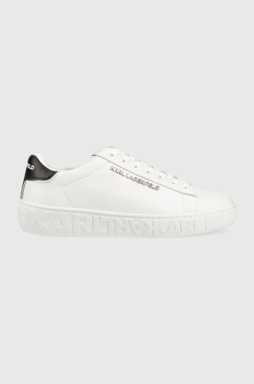 Karl Lagerfeld Sneakers Kupsole Iii Kc Culoarea Alb Kl61018a
