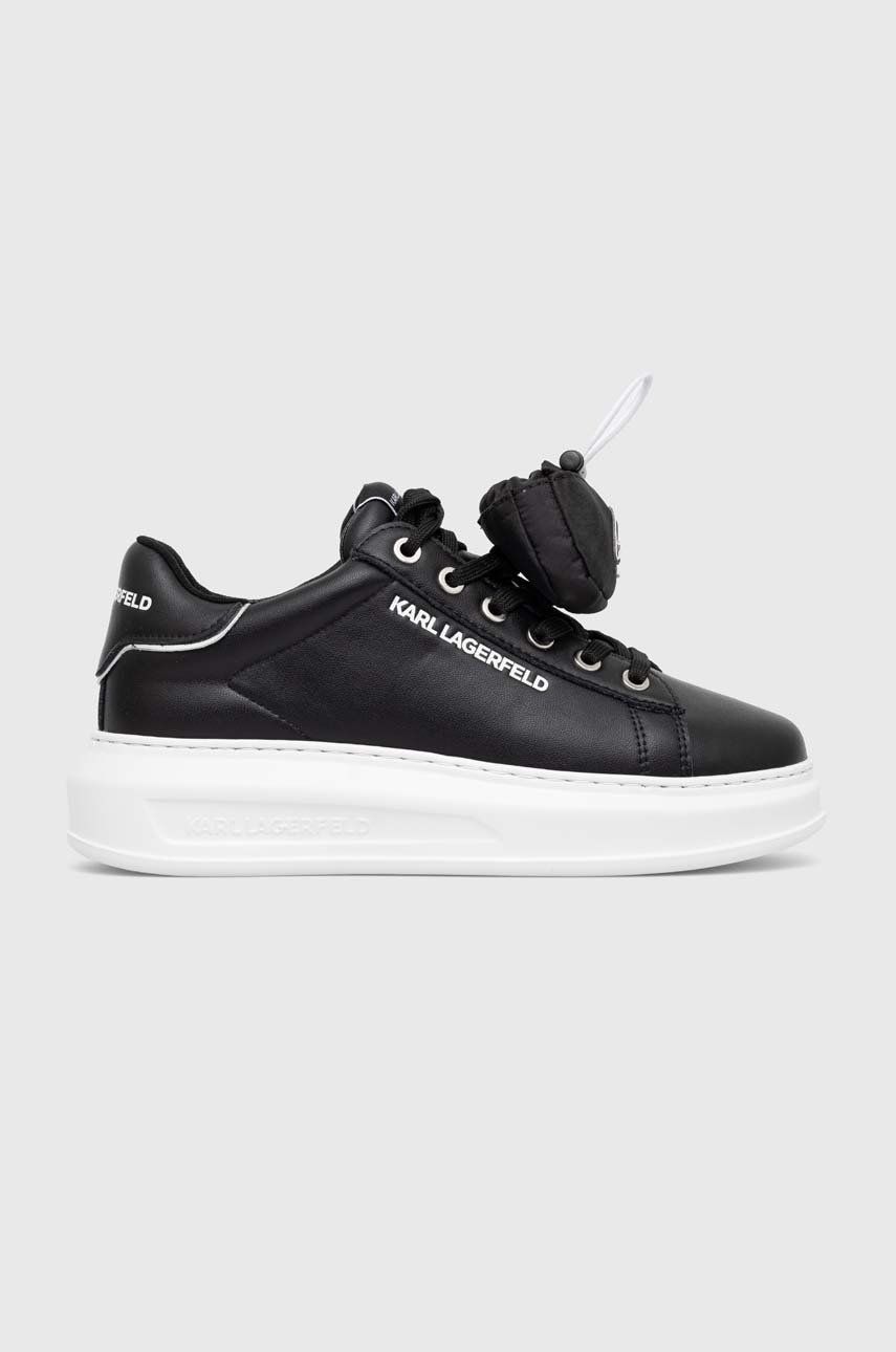 Karl Lagerfeld sneakers din piele KL62526A KAPRI culoarea negru