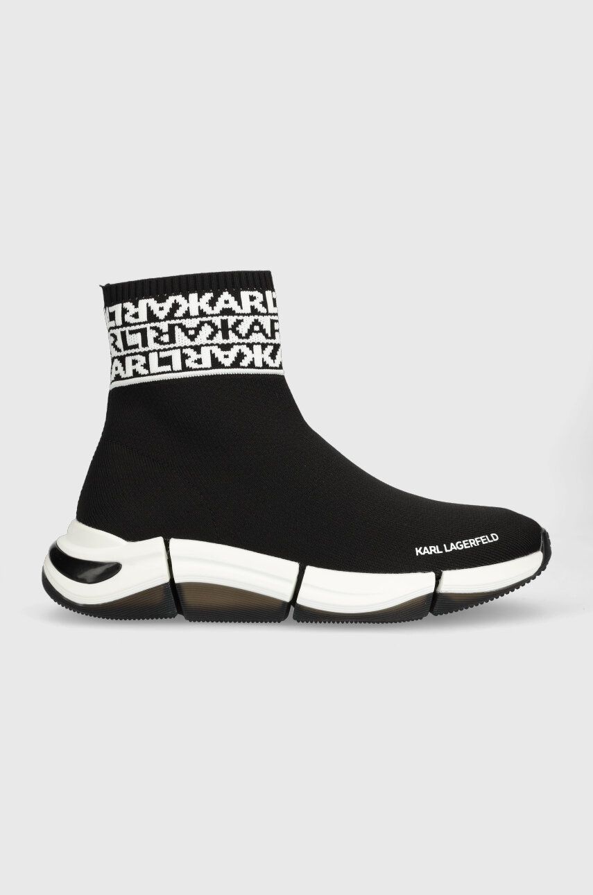 Karl Lagerfeld sneakers KL63256 QUADRA culoarea negru answear.ro