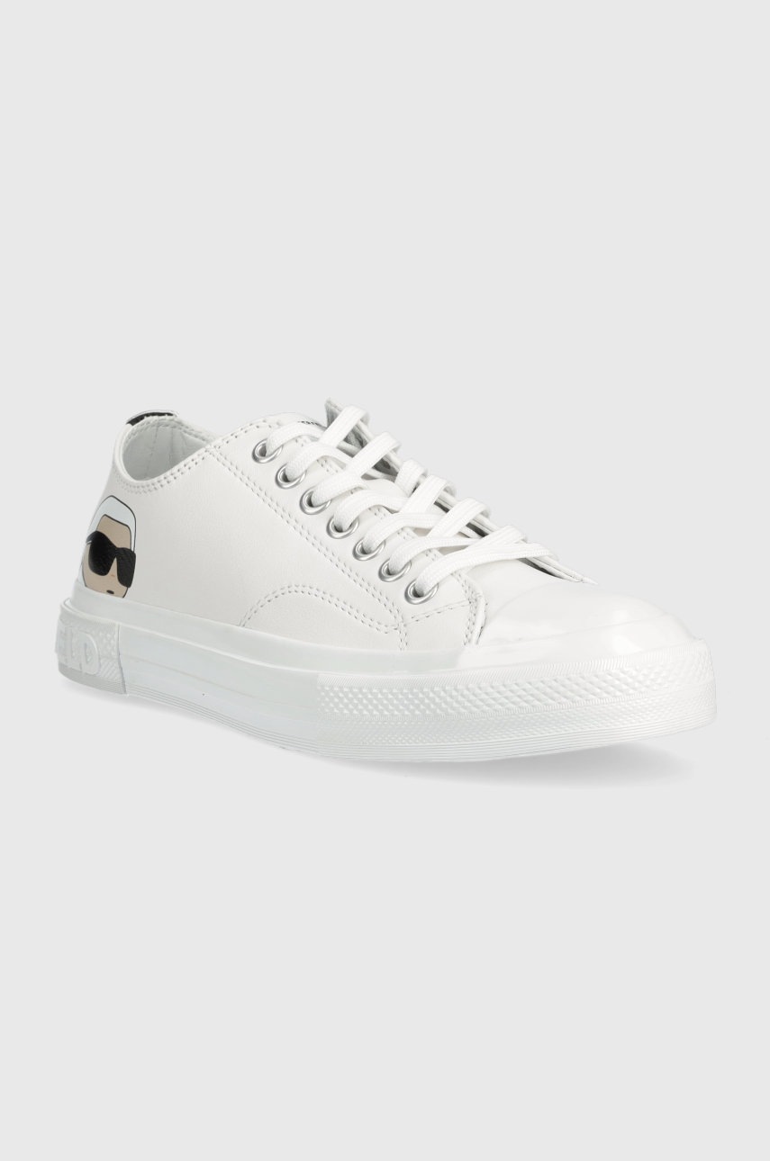 

Кожаные кеды Karl Lagerfeld KL60315 KAMPUS III женские цвет белый