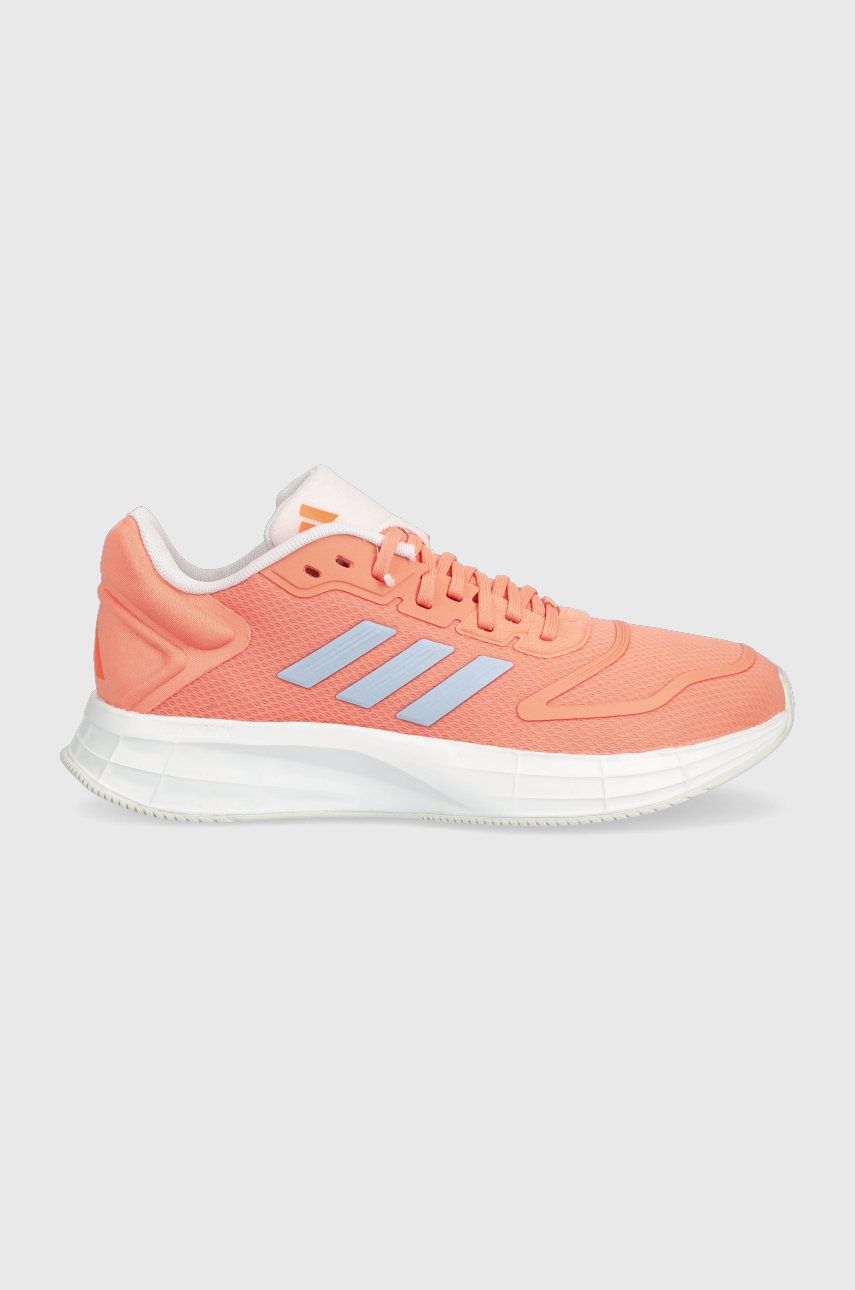Běžecké boty adidas Performance Duramo 10 oranžová barva - oranžová -  Svršek: Umělá hmota