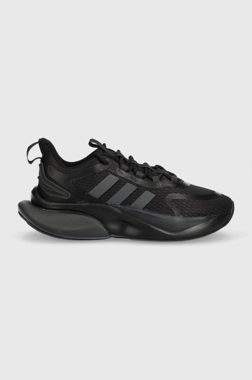 Levně Běžecké boty adidas AlphaBounce + černá barva, HP6149