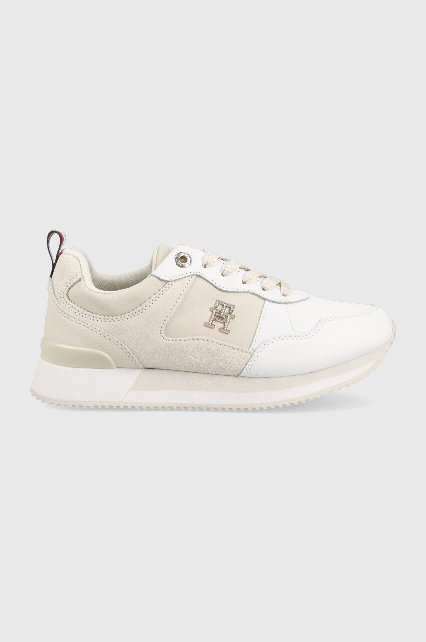 

Кросівки Tommy Hilfiger Fw0fw06860 Th Essential Runner колір бежевий