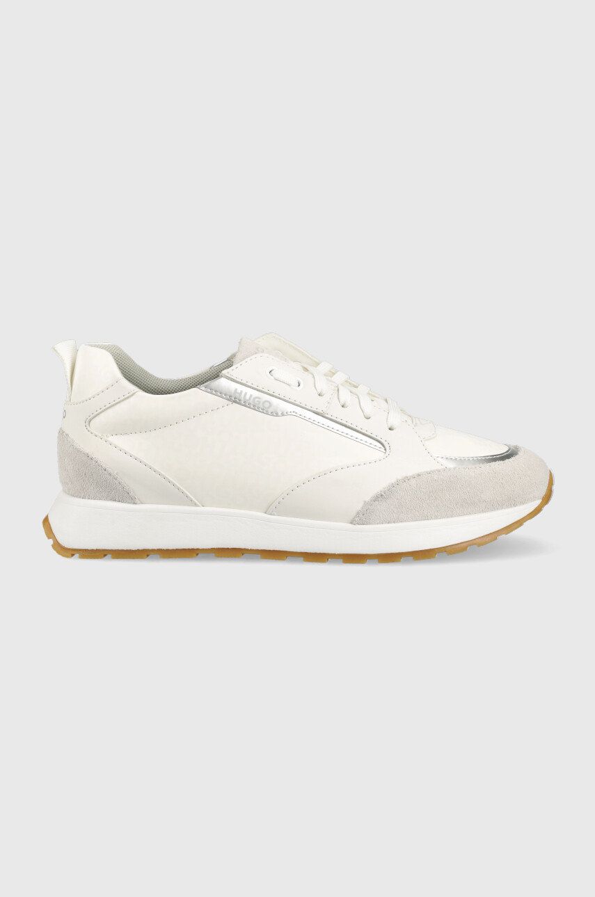 Sneakers boty HUGO Icelin bílá barva, 50485667 - bílá -  Svršek: Umělá hmota
