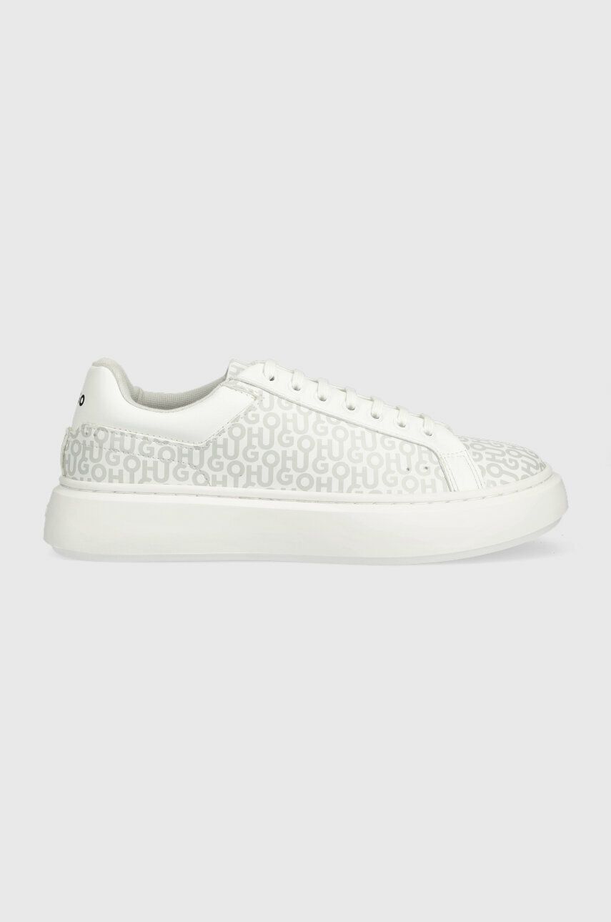 Sneakers boty HUGO Allen bílá barva, 50487558 - bílá -  Svršek: Umělá hmota Vnitřek: Umělá