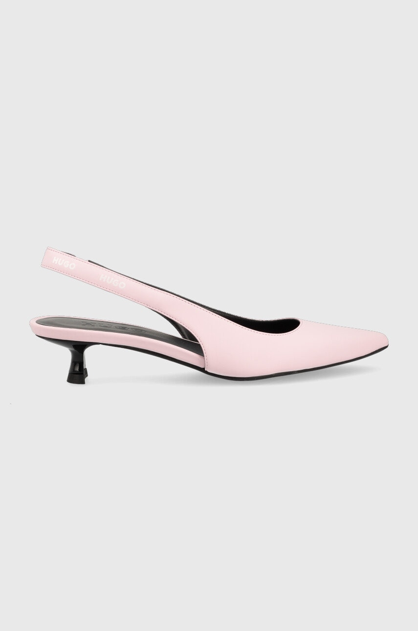 Hugo Pumps Alexis Culoarea Roz, Pe Toc Jos, Cu Toc Deschis