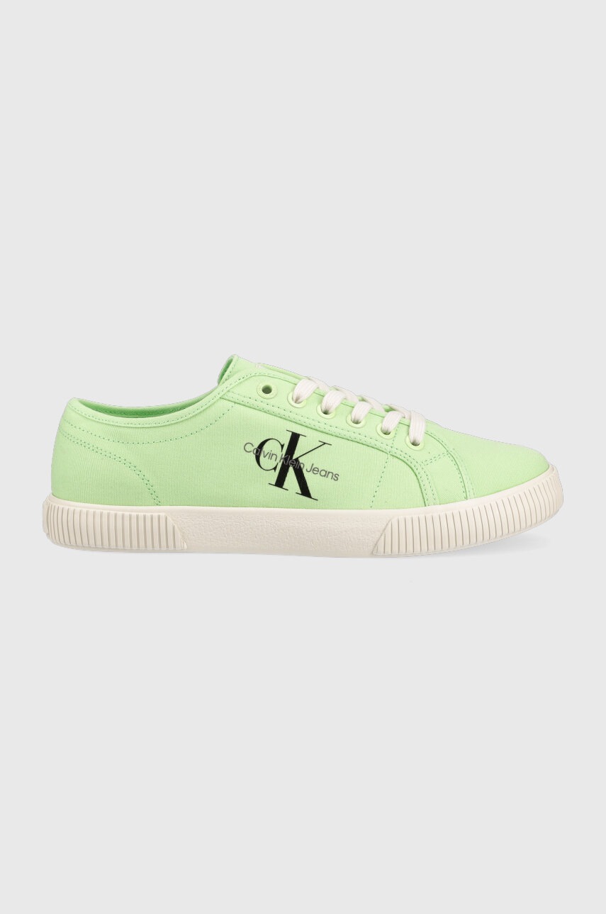 

Ниски кецове Calvin Klein Jeans ESS VULC MONO W в зелено YW0YW00482, Зелен