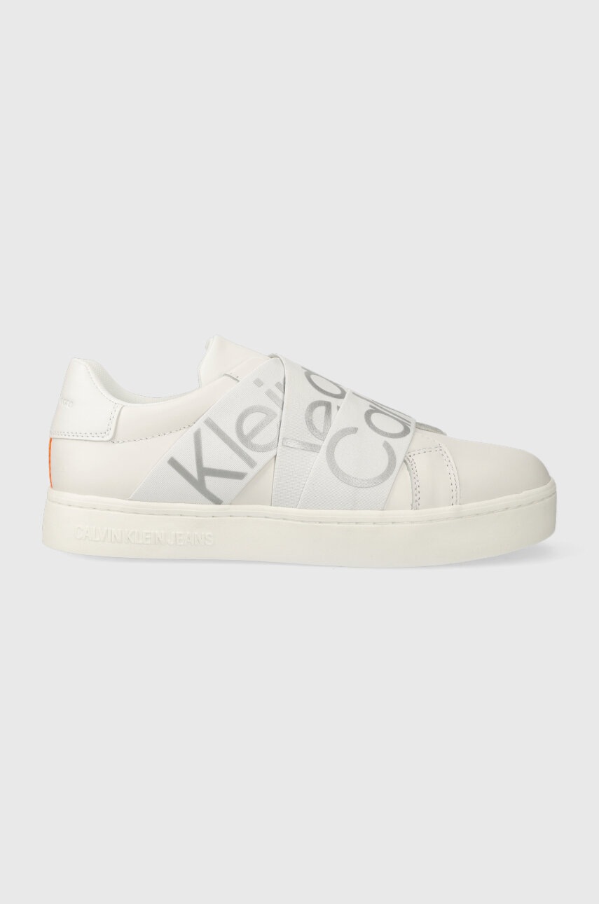 

Маратонки Calvin Klein Jeans CLASSIC CUPSOLE ELAST WEBBING в бяло YW0YW00911, Бял