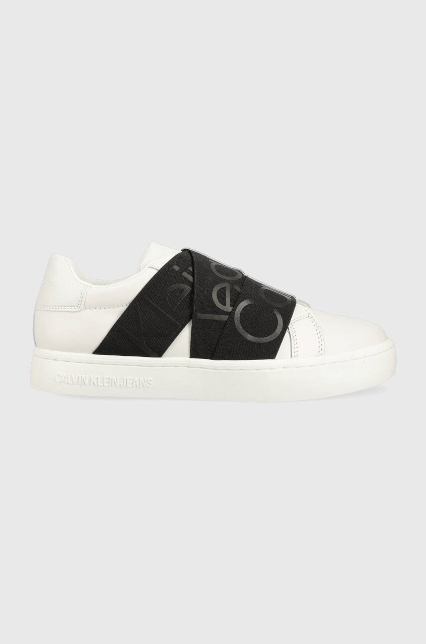 

Маратонки Calvin Klein Jeans CLASSIC CUPSOLE ELAST WEBBING в бяло YW0YW00911, Бял