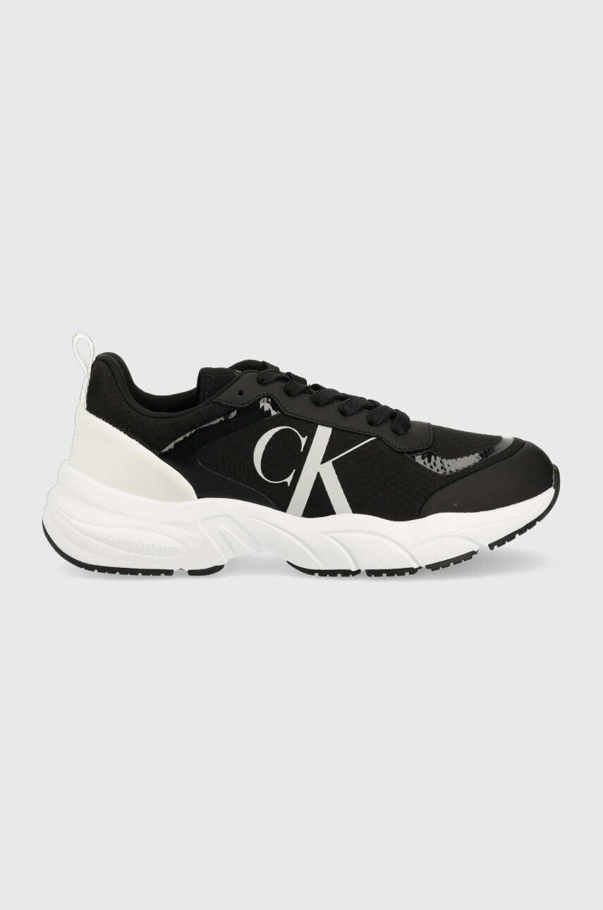 

Маратонки Calvin Klein Jeans RETRO TENNIS OVER MESH WN в черно YW0YW00946, Черен