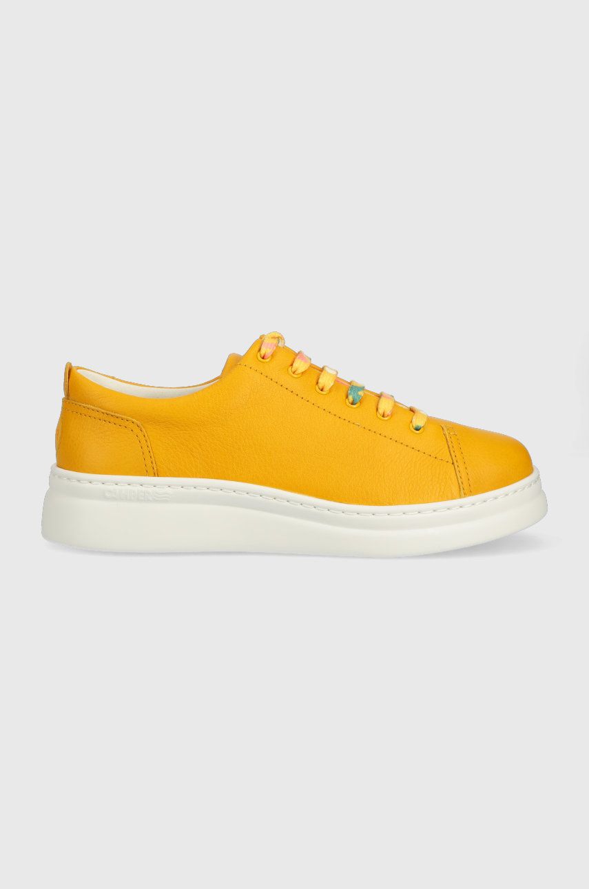 Camper sneakers din piele Runner Up culoarea galben