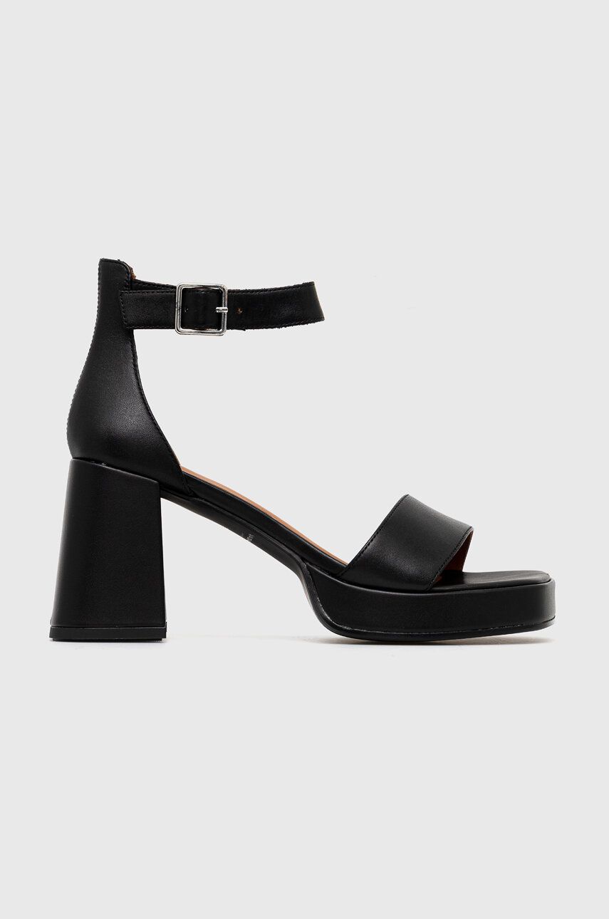 Levně Kožené sandály Vagabond Shoemakers FIONA černá barva, 5515.001.20