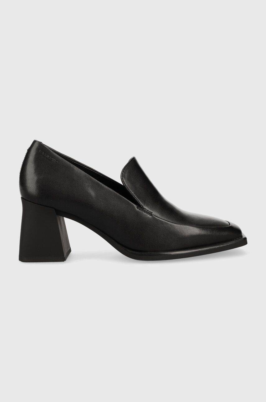 Kožené lodičky Vagabond Shoemakers Hedda černá barva, na podpatku, 5503.001.20 - černá -  Svrše