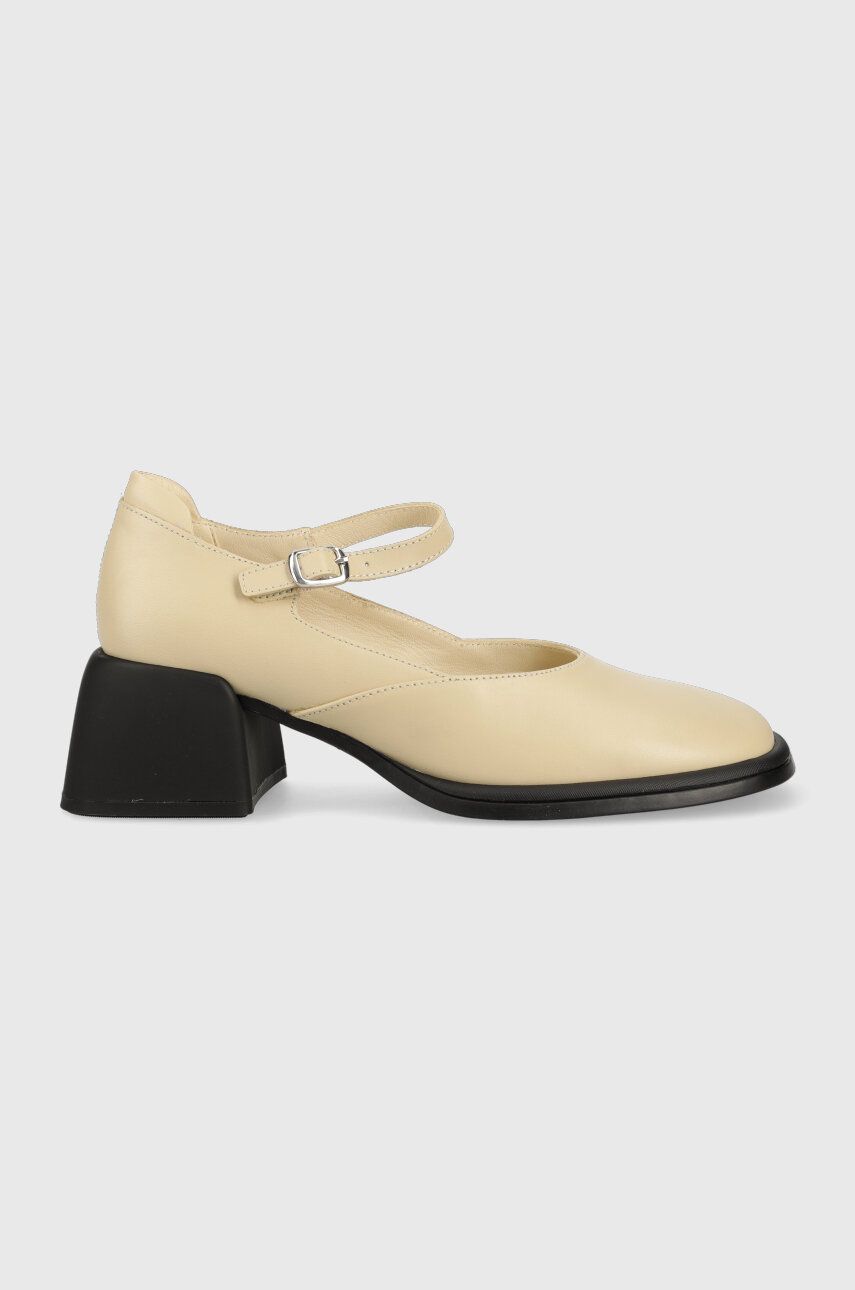 Vagabond Shoemakers pantofi de piele ANSIE culoarea bej, cu toc drept, 5445.201.32 femei 2023-09-23