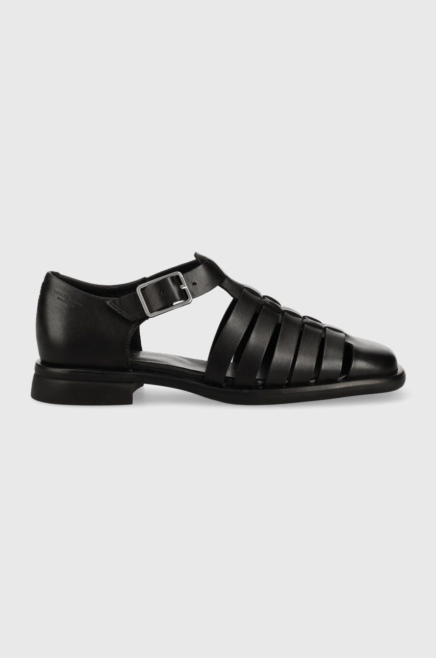 Levně Kožené sandály Vagabond Shoemakers BRITTIE dámské, černá barva, 5551.201.20
