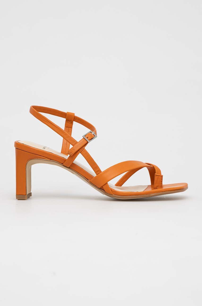 Levně Kožené sandály Vagabond Shoemakers LUISA oranžová barva, 5312.301.44