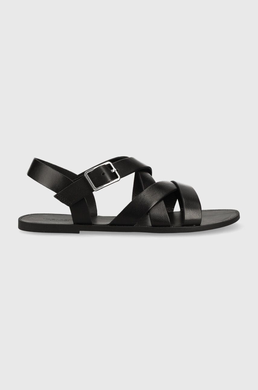 Vagabond Shoemakers sandale de piele TIA 2.0 femei, culoarea negru, 5531.201.20