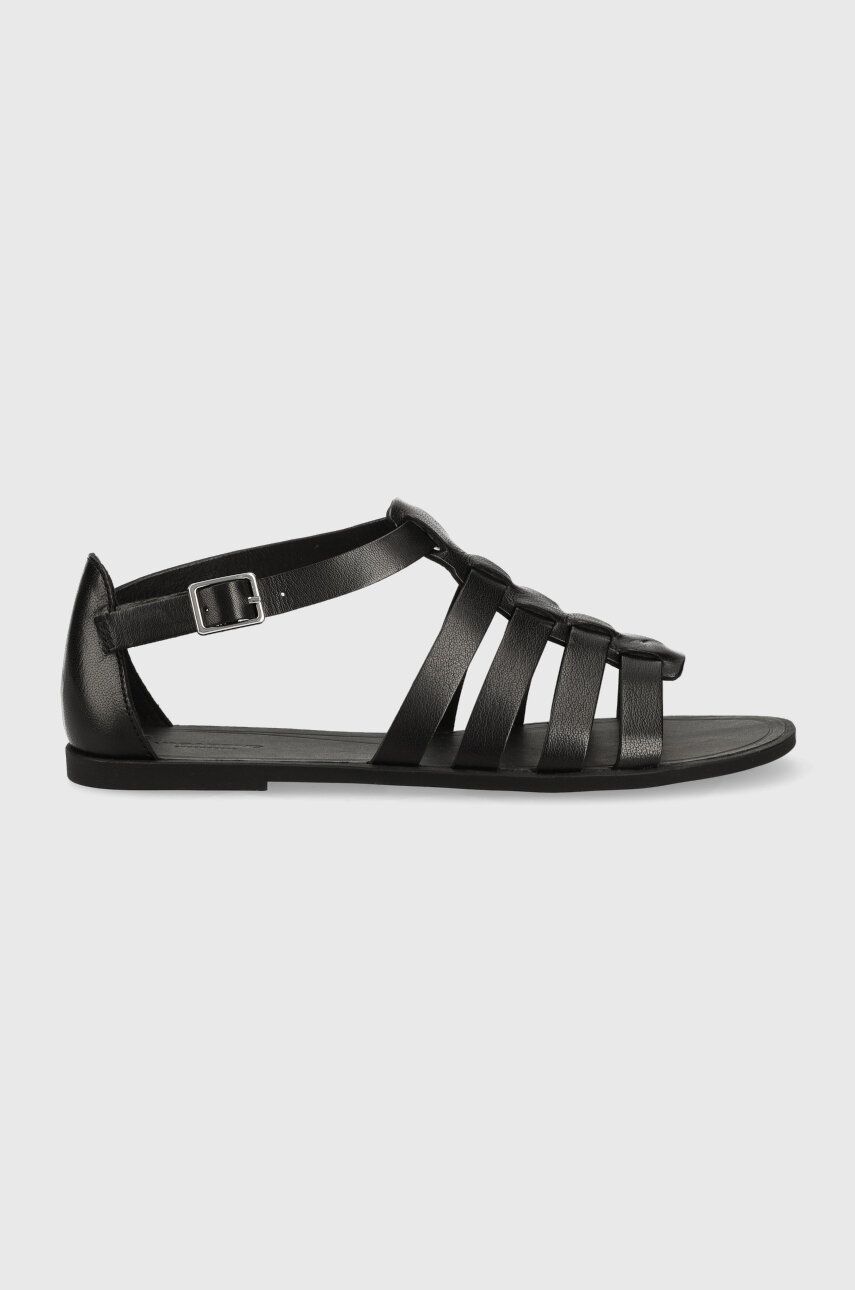 Vagabond Shoemakers sandale de piele TIA 2.0 femei, culoarea negru, 5531.501.20