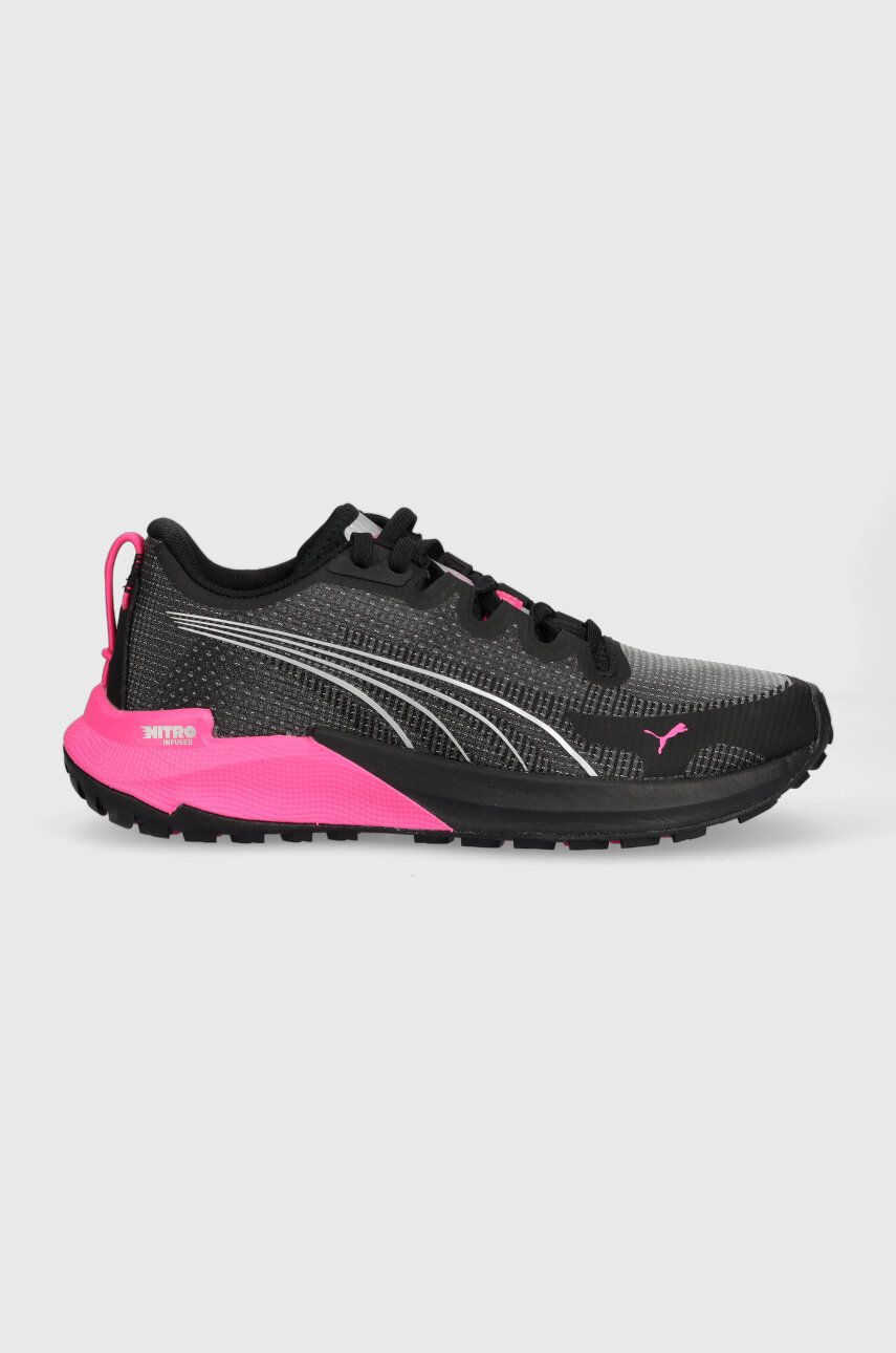 Levně Běžecké boty Puma Fast-Trac Nitro černá barva