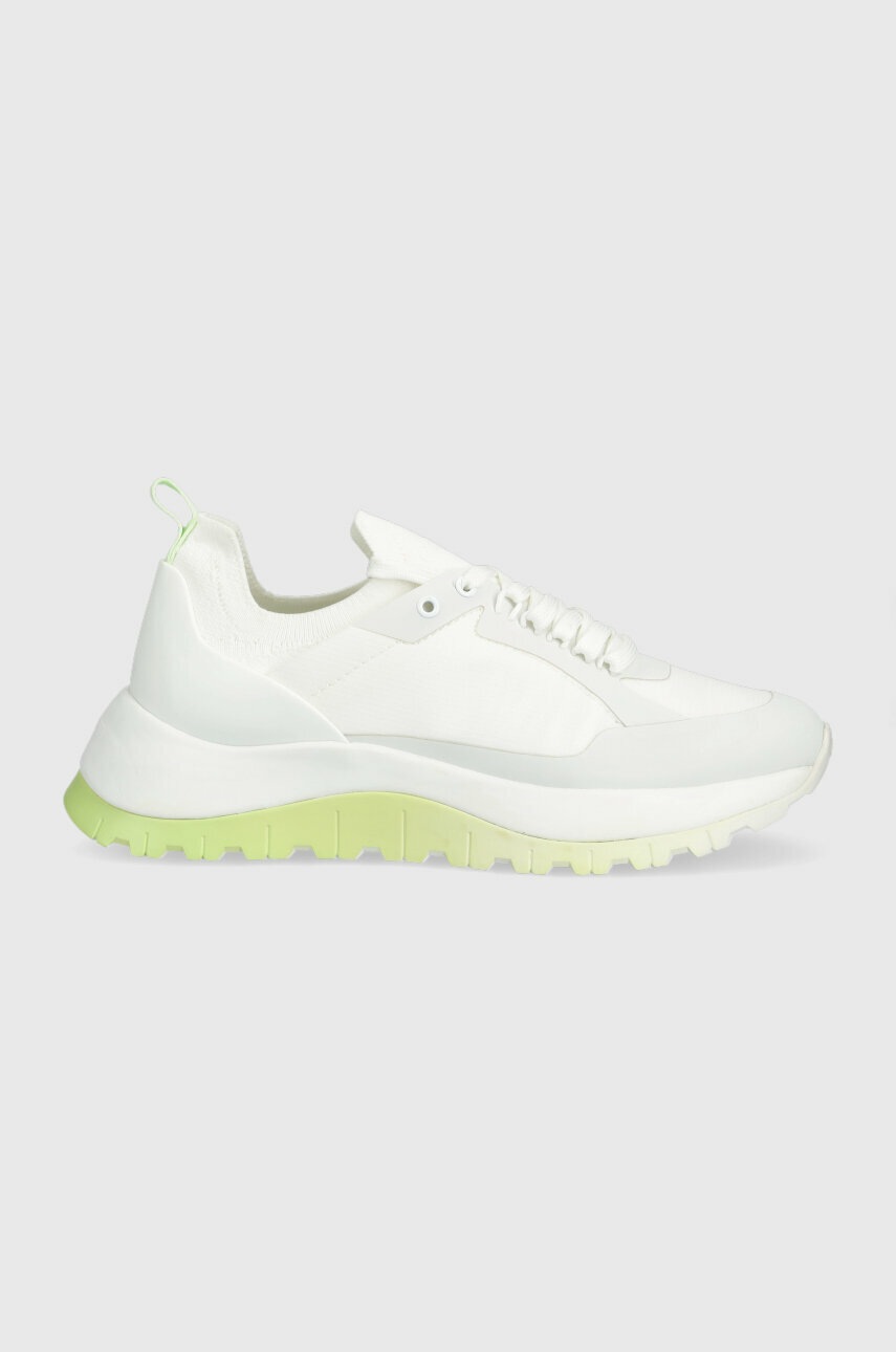 

Маратонки Calvin Klein KNIT RUNNER DYNAMIC LACE UP в бяло HW0HW01446, Бял