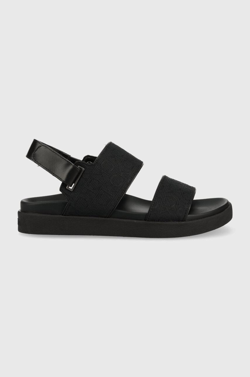 

Сандали Calvin Klein ADJ SANDAL W/HW - JQ в черно HW0HW01491, Черен