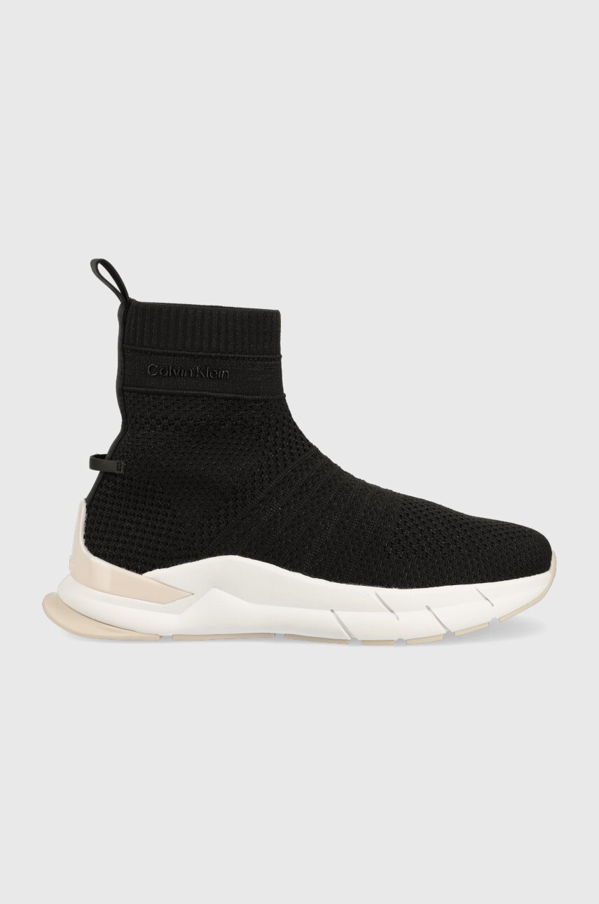 

Маратонки Calvin Klein KNIT SOCK BOOT в черно HW0HW01539, Черен
