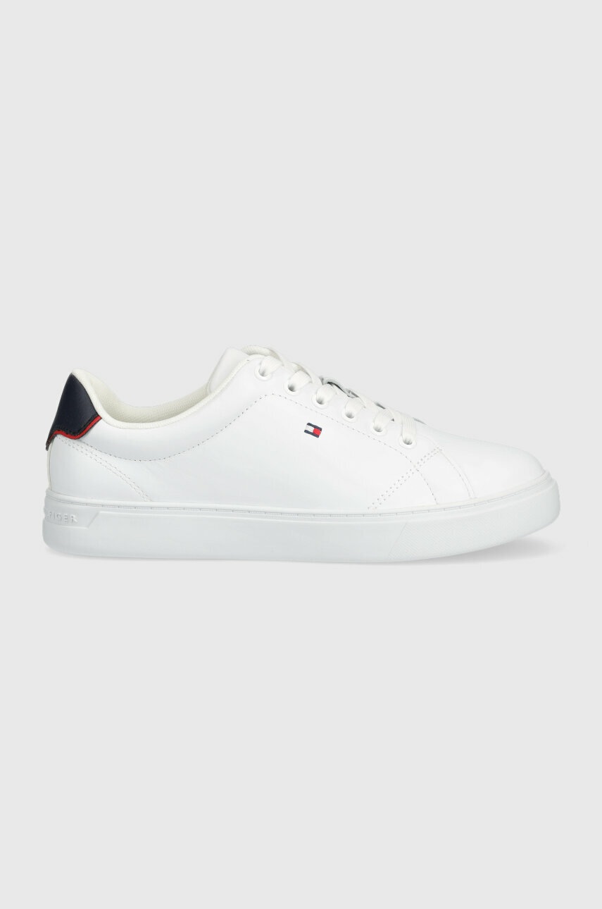 

Шкіряні кросівки Tommy Hilfiger ESSENTIAL COURT SNEAKER колір білий FW0FW07427