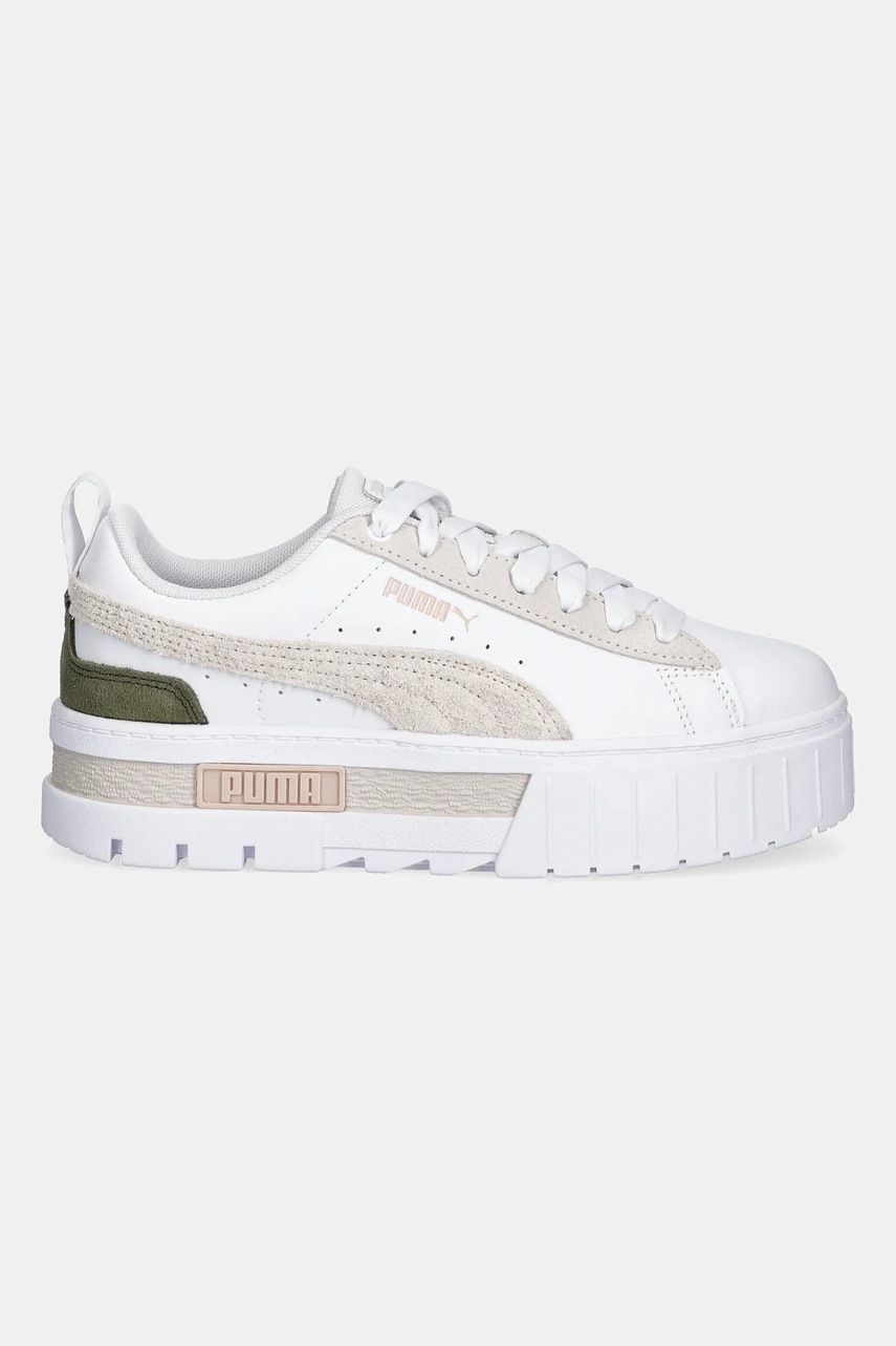 Кожаные кроссовки Puma Mayze Mix Wns цвет белый