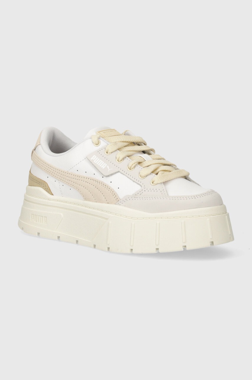 

Кожени маратонки Puma Mayze Stack Luxe Wns в бежово 387468 389853, Бежов