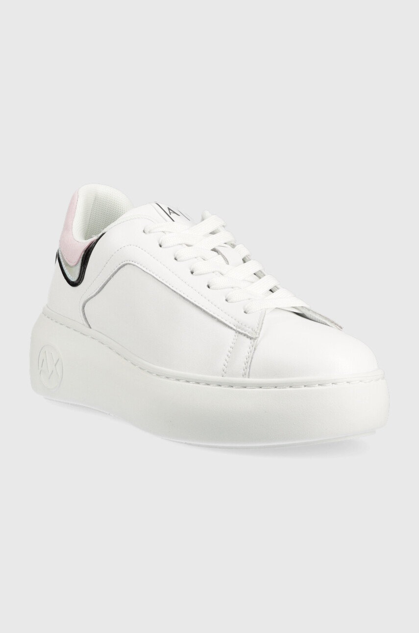 

Шкіряні кросівки Armani Exchange XDX108.XV635.00152 колір білий XDX108 XV635 00152