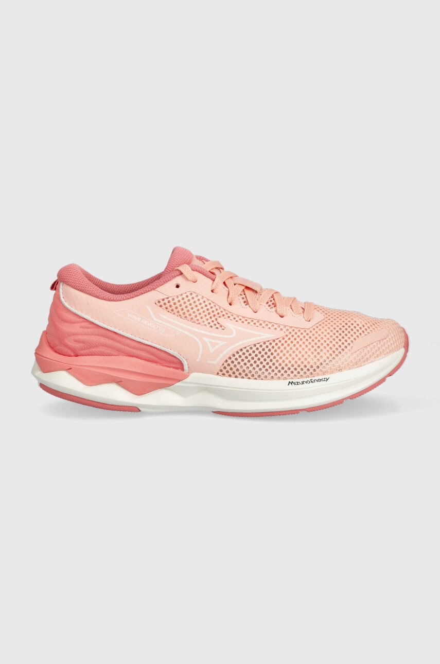 Mizuno Pantofi De Alergat Wave Revolt 3 Culoarea Roz