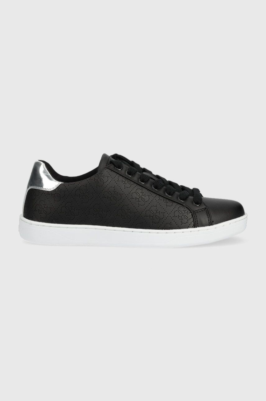 Sneakers boty Guess rosalia8 - černá -  Svršek: Umělá hmota Vnitřek: Textilní materiál