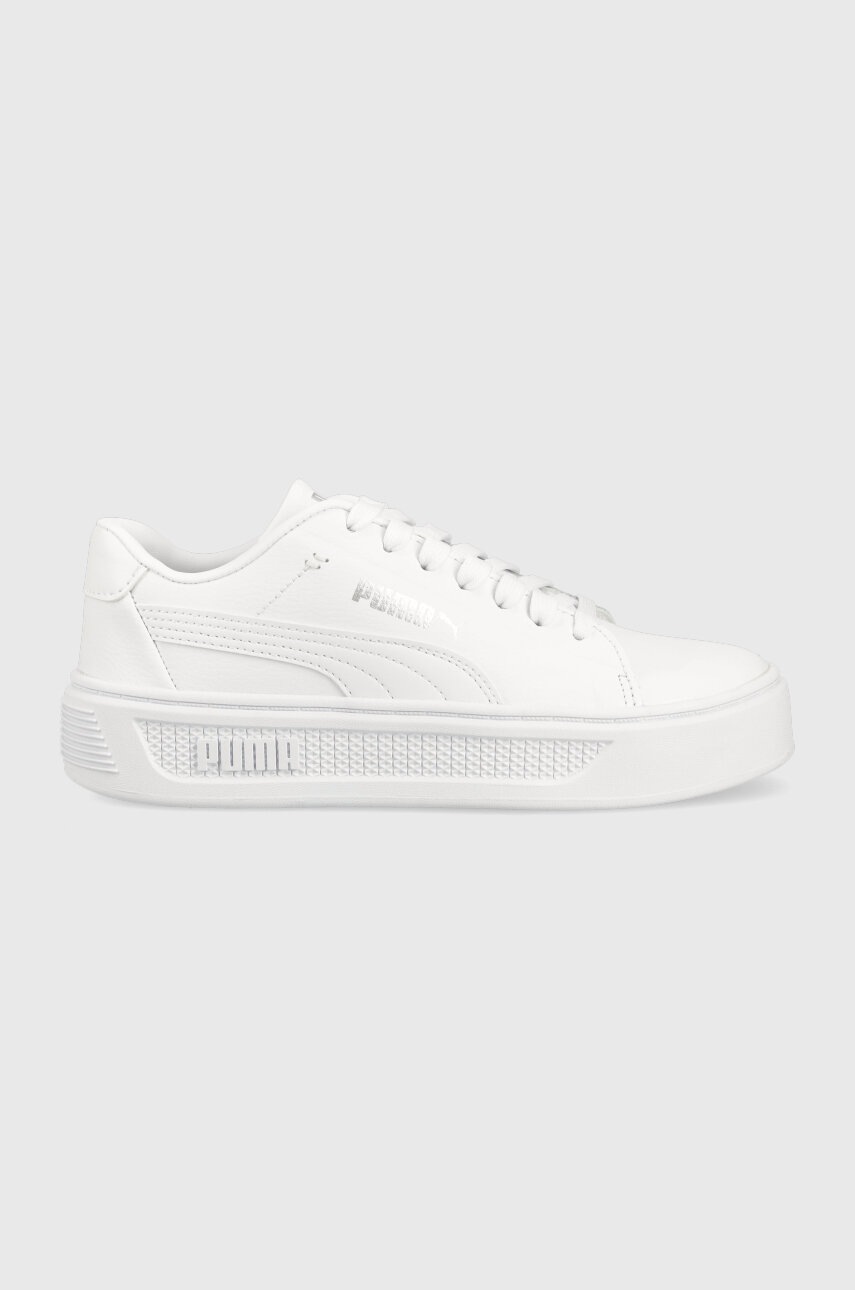 

Кросівки Puma Smash Platform v3 Sleek колір білий