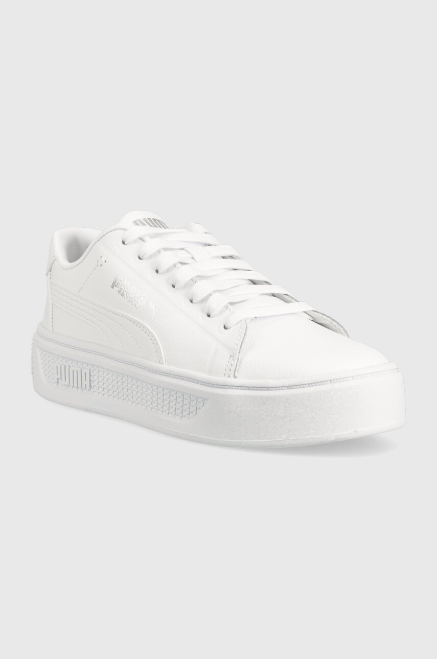 

Кроссовки Puma Smash Platform v3 Sleek цвет белый