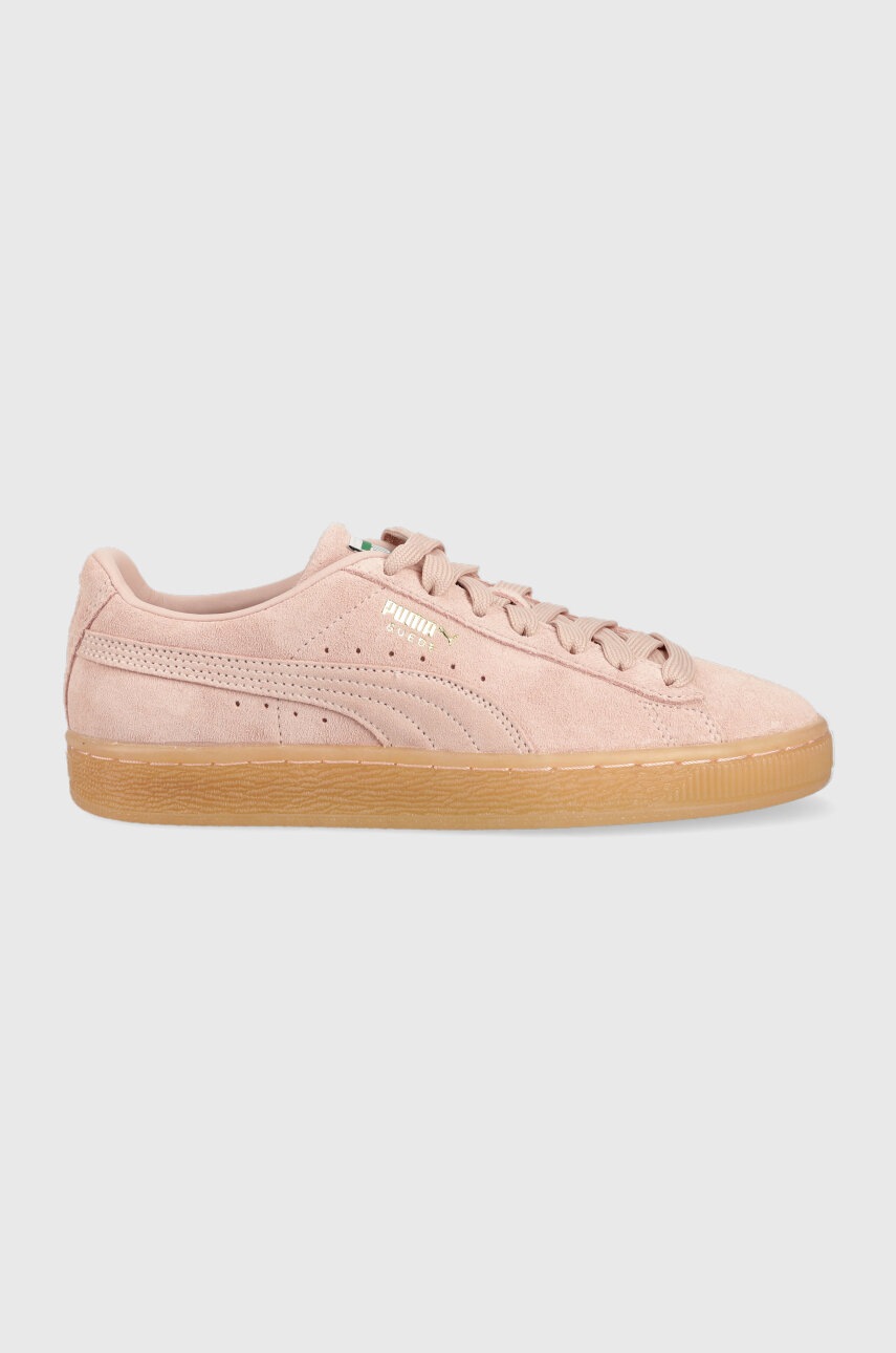 Puma sneakers din piele intoarsă Suede Classic XXI culoarea roz