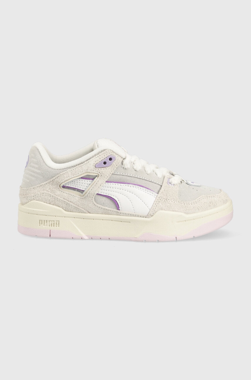 Puma sneakers din piele Slipstream 8ENJAMIN culoarea alb