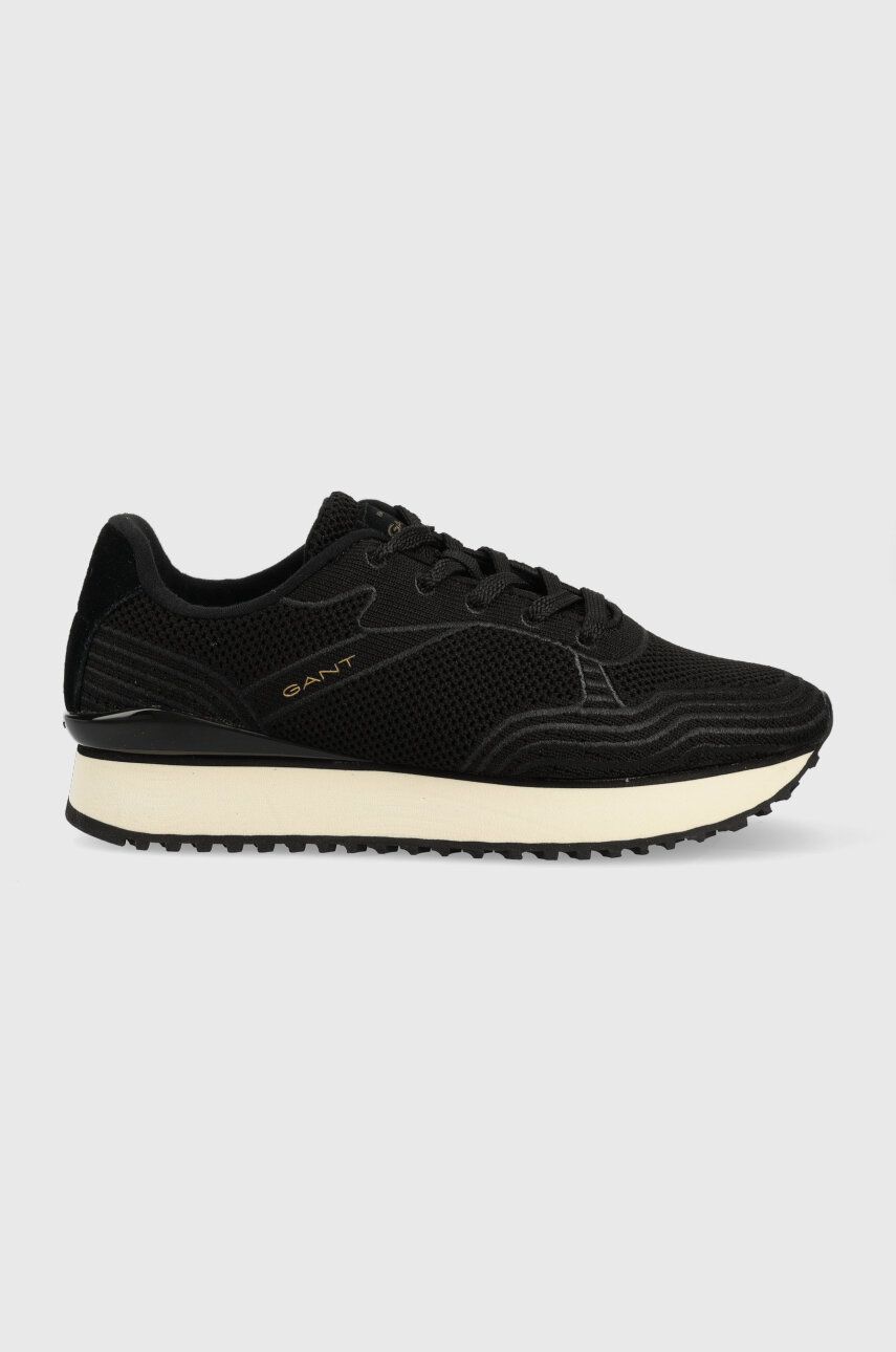 Sneakers boty Gant Bevinda černá barva, 26538870.G00 - černá -  Svršek: Textilní materiál