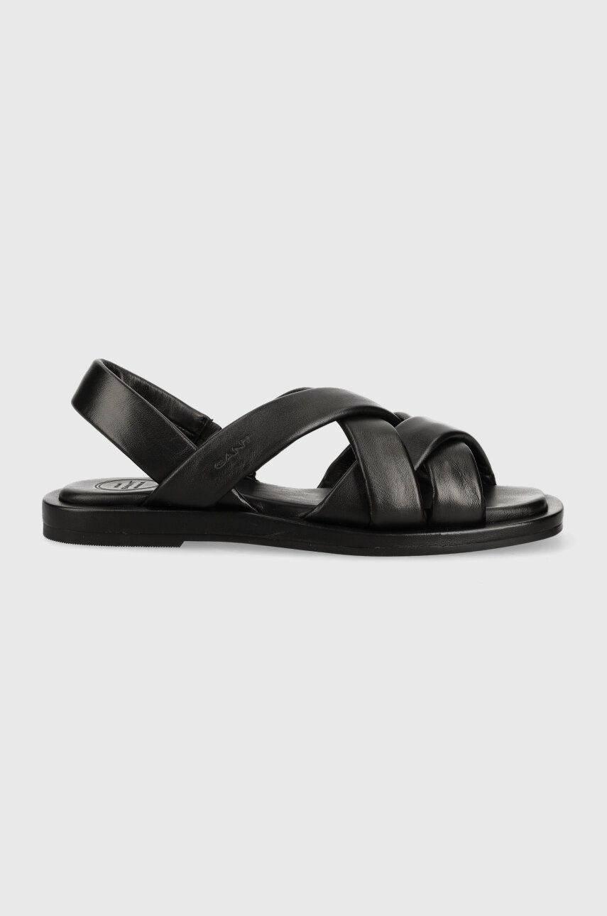 Levně Kožené sandály Gant Khiria dámské, černá barva, 26561832.G00
