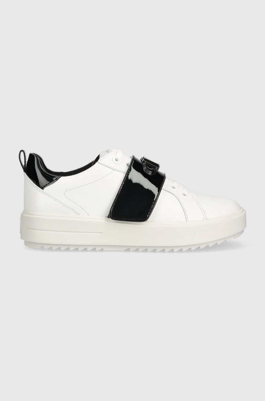 Kožené sneakers boty MICHAEL Michael Kors Emmett bílá barva, 43R3EMFS1L - bílá -  Svršek: Umělá