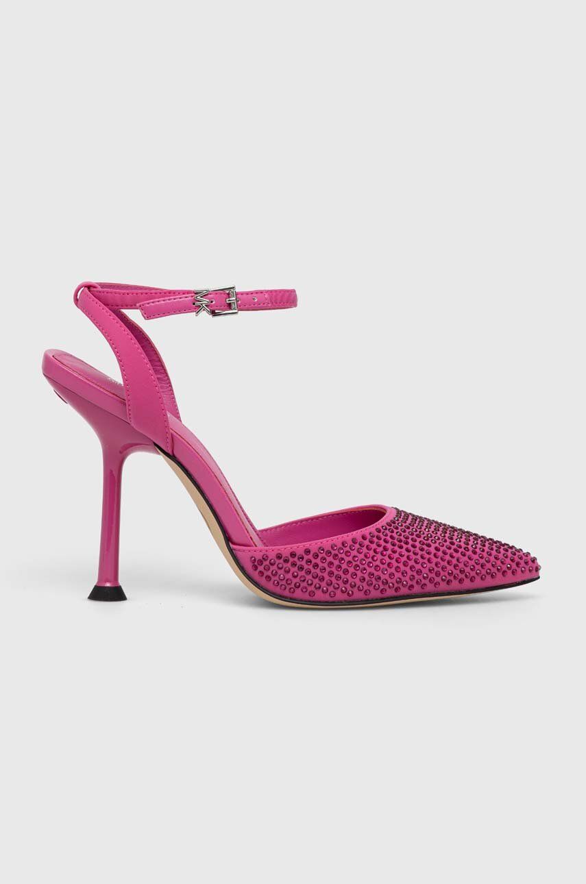 MICHAEL Michael Kors pantofi cu toc Imani culoarea roz, 40R3IMHP1D Answear 2023-09-28
