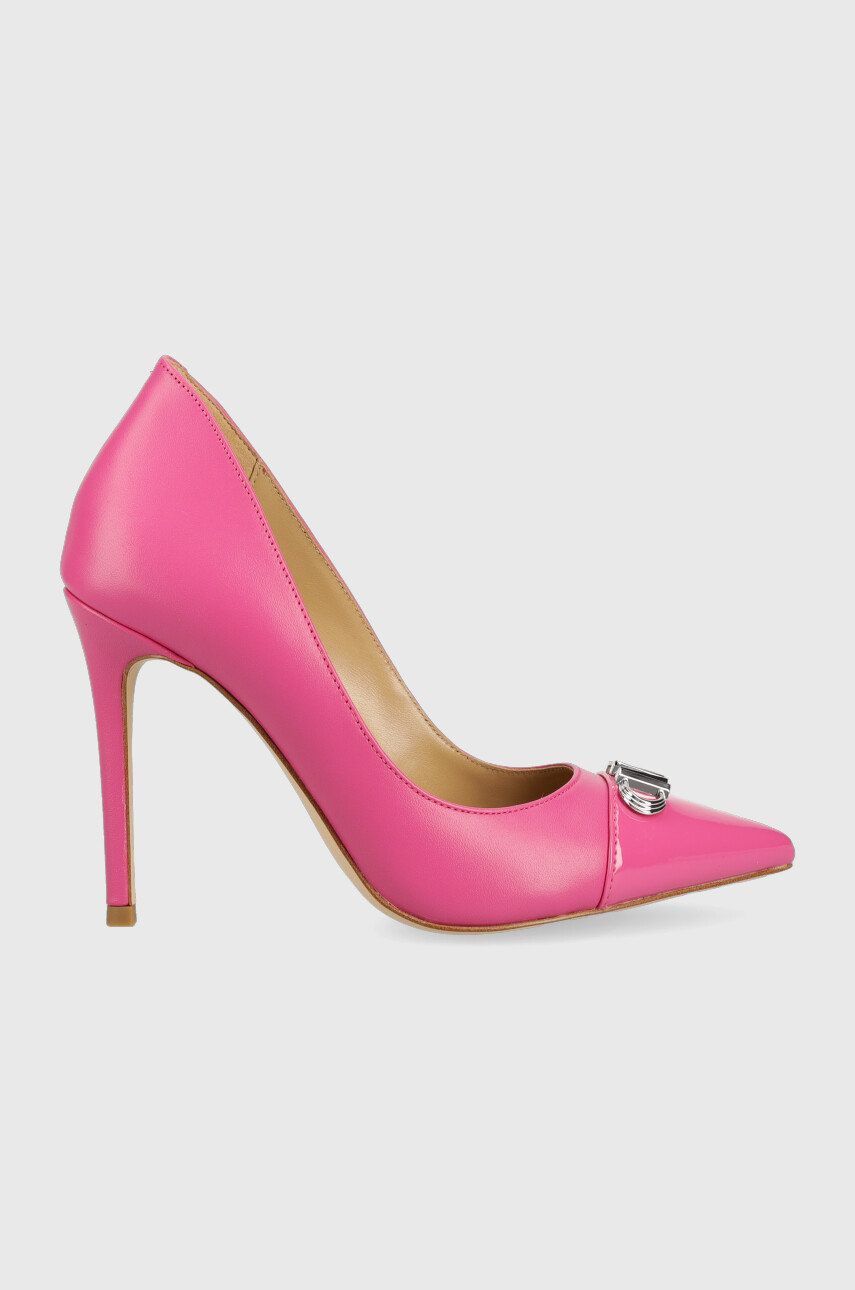 MICHAEL Michael Kors pantofi cu toc Parker culoarea roz, 40F2PKHP1L