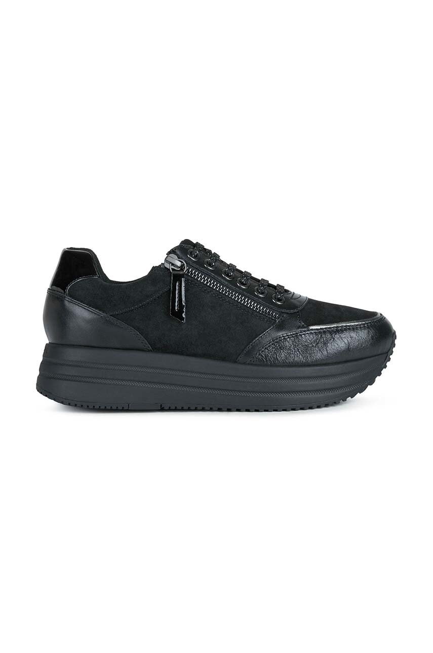 Geox sneakers d kency a culoarea negru, d16qha-022cf-c9999