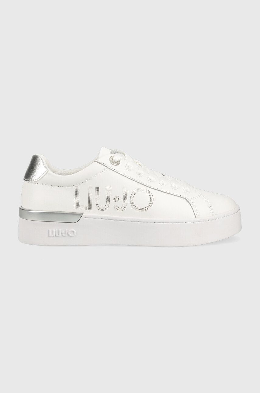 Sneakers boty Liu Jo SILVIA 65 bílá barva - bílá -  Svršek: Umělá hmota